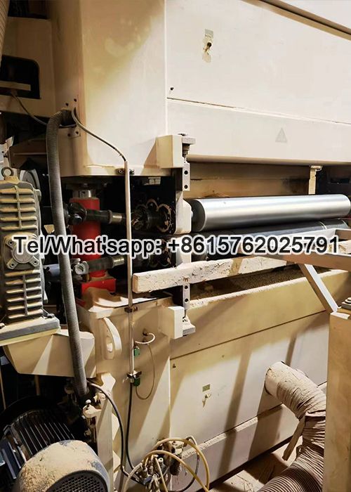 Used second hand Qianchuan brand double side calibration sanding machine.